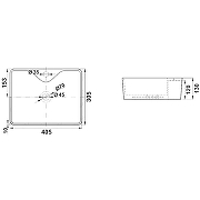 Раковина-чаша Melana 41 MLN-7291X Белая-2