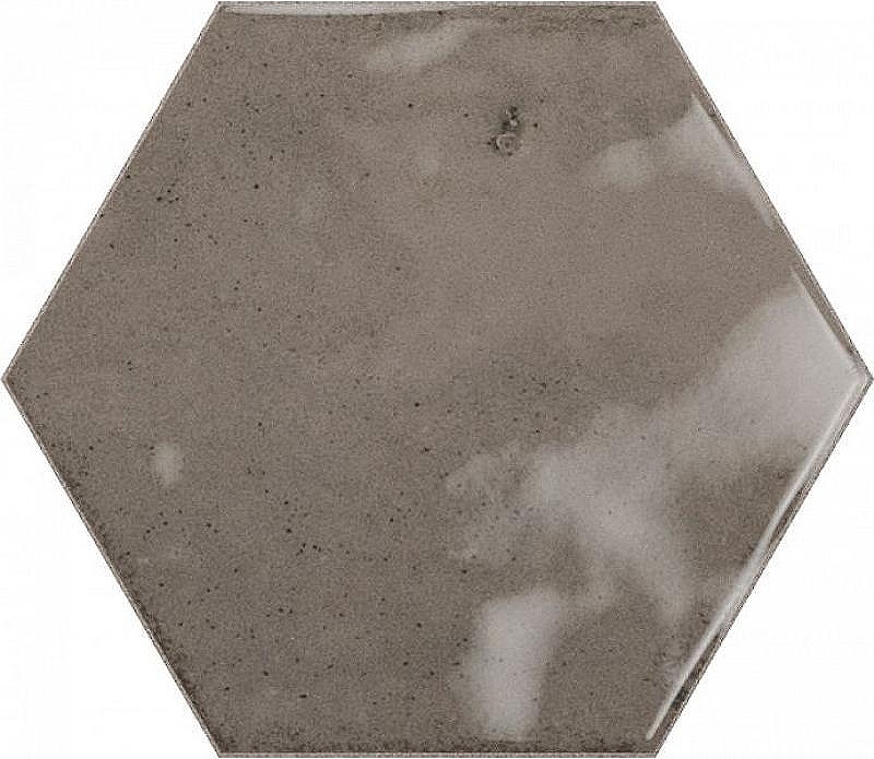 Керамическая плитка Ceramica Ribesalbes Hope Espresso Hex Glossy PT03130 настенная 
