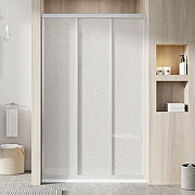 Душевая дверь Ravak Supernova ASDP3-110 00VD01R211 профиль Белый витраж пластик Pearl-1