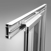 Душевая дверь Ravak Supernova ASDP3-110 00VD03R2ZG профиль Черный стекло Grape-2