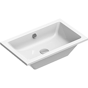 Раковина встраиваемая сверху GSI Kube X 60 895311 Белая-1
