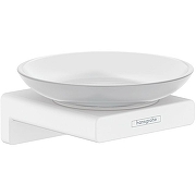 Мыльница Hansgrohe AddStoris 41746700 Белая матовая-1