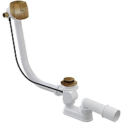 Слив-перелив Alcaplast A564ANTIC полуавтомат Бронза антик