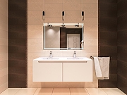 Зеркало Azario Ливия 120 LED-00002270 с подсветкой с сенсорным выключателем-1