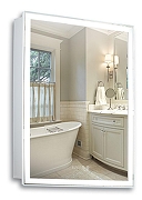 Зеркальный шкаф Azario Киото 60 LED-00002358 с подсветкой Белый