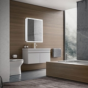 Зеркальный шкаф Azario Киото 60 LED-00002358 с подсветкой Белый-4