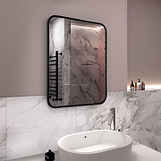 Зеркало Azario Мальта-лофт 60 ФР-00002427 Черное-1