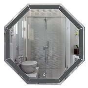 Зеркало Azario Renato 80 CS00063643 с подсветкой с сенсорным выключателем