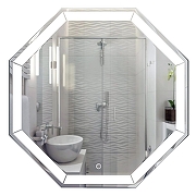 Зеркало Azario Renato 80 CS00063643 с подсветкой с сенсорным выключателем-1
