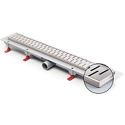 Душевой лоток Azario AZ-CH 550 MN с рамкой и решеткой Medium-1