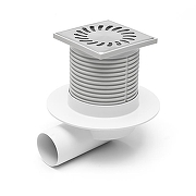 Душевой трап Azario AZ-411 L с решеткой Sun