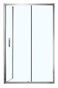 Душевой уголок Azario Milton 120х80 AZ-ND1131 R 1200 профиль Серебро стекло прозрачное