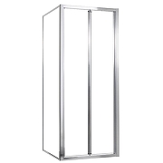 Душевой уголок Azario Toronto 80х80 AZ-NAA1432B профиль Серебро стекло прозрачное