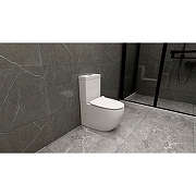 Унитаз компакт Azario Corsa AZ-2062S с бачком и сиденьем Микролифт-14