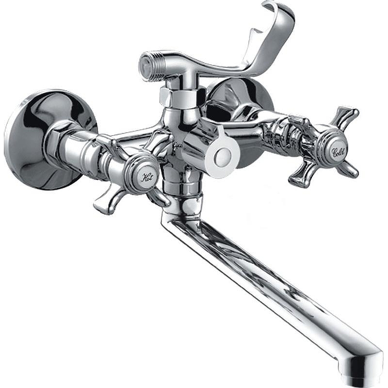 Смеситель для ванны Cron CN2224 универсальный 