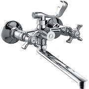 Смеситель для ванны Cron CN2224 универсальный Хром