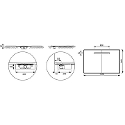 Душевой поддон из неокварца Jacob Delafon Surface 140x90 E62630-SS2 Белый гипс-3