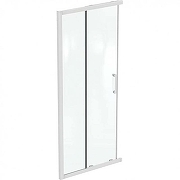 Душевая дверь Ideal Standard Connect 2 90 K966801 профиль Euro White стекло прозрачное-1