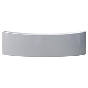 Раковина накладная Marka One Roll 53 Polytitan У98808 Белая-2