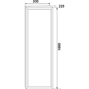 Шкаф пенал Marka One Milacco 30П R У83982 Pure White-2