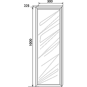Шкаф пенал Marka One Glace 30П R У73577 Белый глянцевый-3
