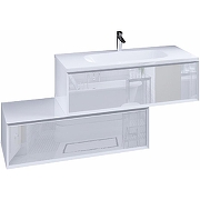 Тумба Marka One Milacco 100П У83577 подвесная Pure White-1