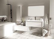 Тумба Marka One Milacco 100П У83577 подвесная Pure White-2