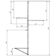 Каркас для ванны Marka One Ergonomika 158-175х110 03эрг17511 Черный-1