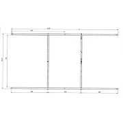 Каркас для ванны Marka One Aelita 170х90 03аэл1790 Черный-1