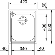 Кухонная мойка Franke Armonia AMX 610 101.0021.601 Полированная сталь-3