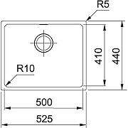 Кухонная мойка Franke Sirius SID 110-50 125.0443.353 Оникс-3