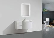 Тумба под раковину BelBagno Prospero 120 DC подвесная Rosso Lucido-2