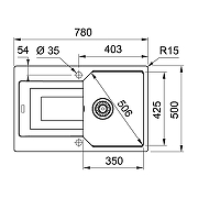 Кухонная мойка Franke Urban UBG 611-78 114.0595.352 Серый камень-3