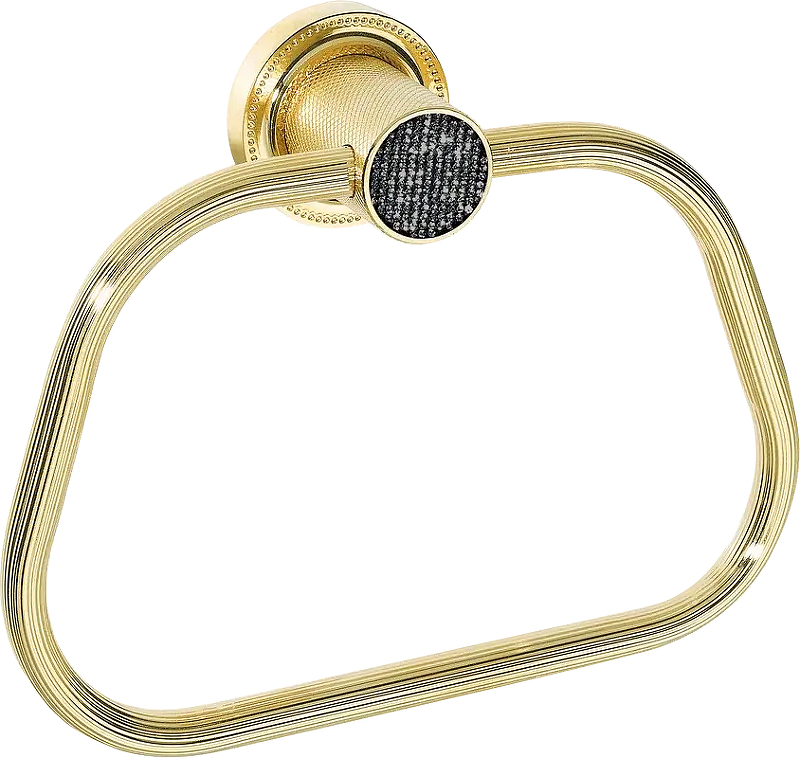 Кольцо для полотенец Boheme Royal Cristal 10925-G-B 