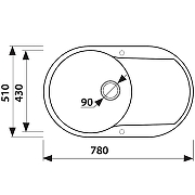 Кухонная мойка Kaiser KMM-7850 B Beige-1