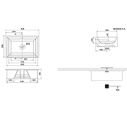 Раковина Scarabeo Gaia-Tech-Miky 55 8037 Белая-3