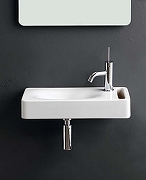 Мини-раковина Scarabeo Soft-Hung-Cube 50 1512 Белая-1
