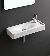 Мини-раковина Scarabeo Soft-Hung-Cube 50 1512 Белая-2