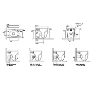 Унитаз Kerasan Nolita 531811 приставной Verde muschio без сиденья-2