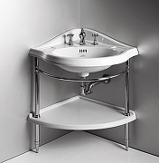 Консоль под раковину Simas Arcade 1011cr Хром-1