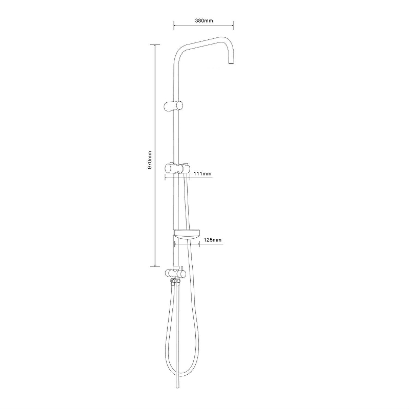 Душевая штанга Agger Abar 