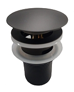 Донный клапан Orange X1-004b click-clack Черный матовый-2