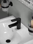 Донный клапан Orange X1-004b click-clack Черный матовый-4