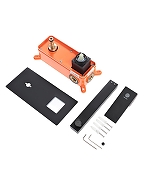 Смеситель для раковины Orange Lutz M04-722b Черный матовый-8