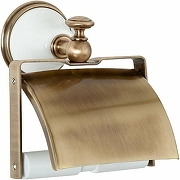 Держатель туалетной бумаги TW Harmony TWHA219bi/br с крышкой Бронза