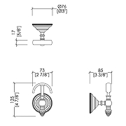 Крючок Devon&Devon Black Diamond BLKD522CR Хром-1