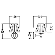 Светильник Devon&Devon Daisy DEDAISYOT Светлое золото Кремовый-2