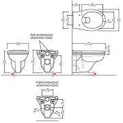 Унитаз Devon&Devon Rose IBWCSRO подвесной без сиденья-5