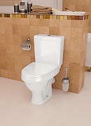 Унитаз компакт Santeri Форвард 1.P205.2.S00.00B.F с бачком и сиденьем-6