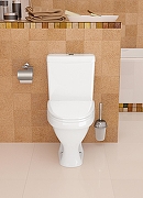 Унитаз компакт Santeri Форвард 1.P205.2.S00.00B.F с бачком и сиденьем-7